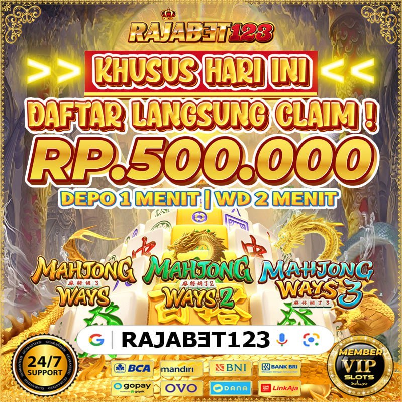 Rajabet123: Situs Permainan Slot Gacor Malam Ini Deposit Dana